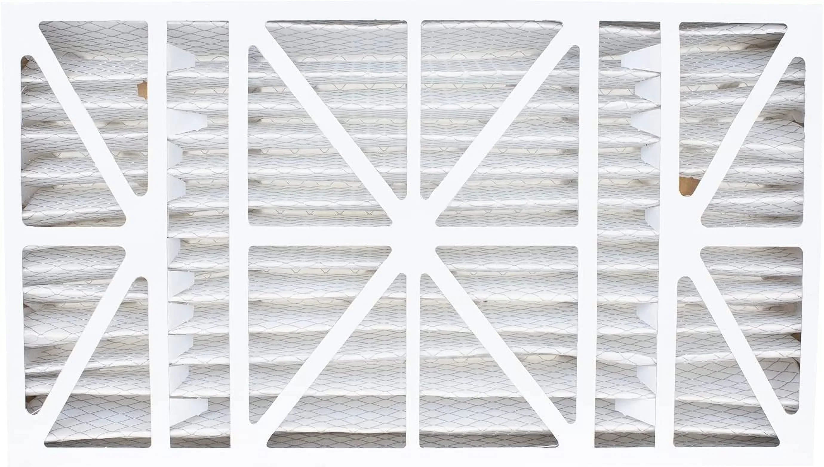 Filterbuy 17x26x4 MERV 8 Pleated HVAC AC Furnace Air Filters for Lennox x6664 (2-Pack)