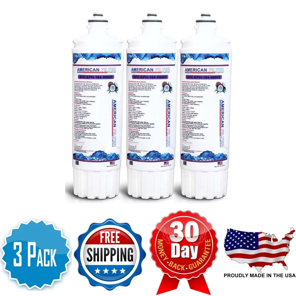 AFC Brand , Water Filters , Model # AFC-EPH-300-12000SK , Suitable with EcoLab® 93202404 - 3 Filters - Made in U.S.A.