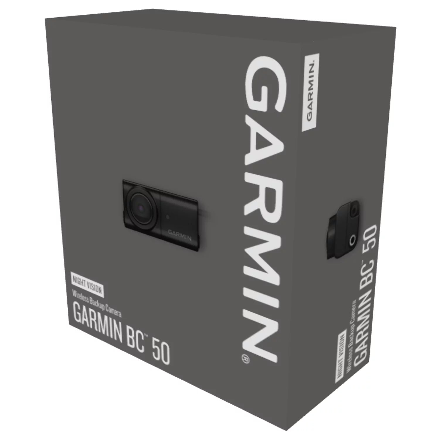 Garmin BC 50 with Night Vision – Wireless Backup Camera, NightGlo Illumination, 160-degree Lens, Strong 50ft Range for Trucks, RVs and Trailers with Wearable4U Power Pack Bundle