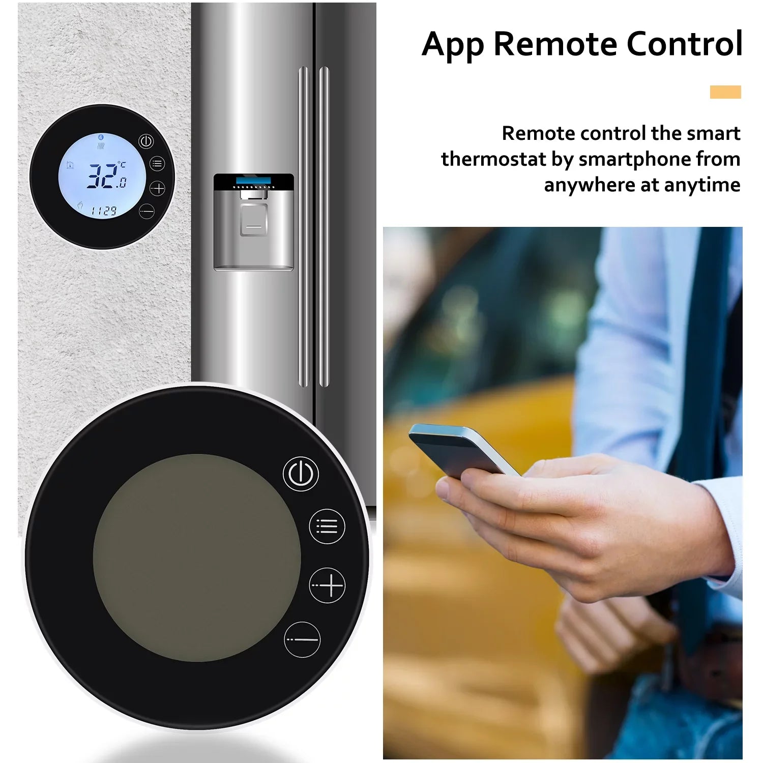 Arealer WiFi LCD Display Intelligent Programmable Controller APP Control Matching with Home Voice Control