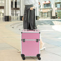 Rolling Extendable Makeup Case Cosmetic Train Box Trolley Large Storage Space
