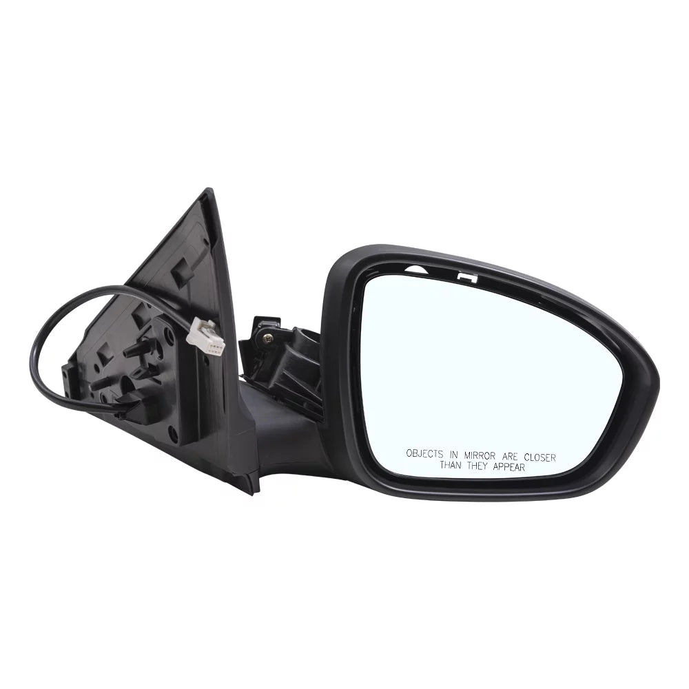 Brock Aftermarket Replacement Passenger Right Power Mirror Without Heat-Signal-Camera Paint To Match Black Fitting With 2020-2021 Nissan Sentra