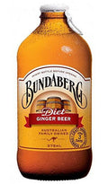 BUNDABERG, DIET GINGER BEER, Pack of 6, Size 4/375 ML - No Artificial Ingredients Dairy Free Vegan