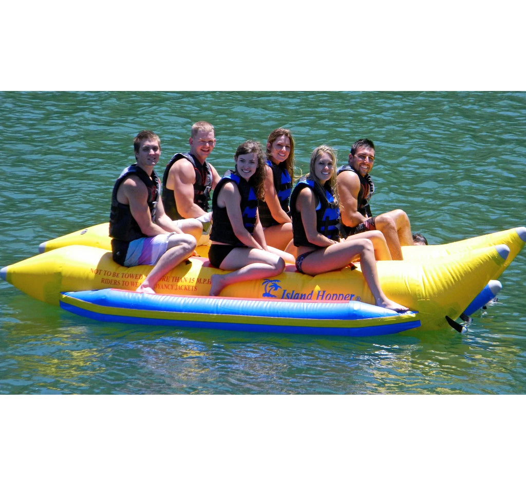 Island Hopper Commercial Side-To-Side Elite Class Banana Watercraft - 6 Person