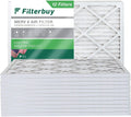 Filterbuy 18x20x1 MERV 8 Pleated HVAC AC Furnace Air Filters (12-Pack)