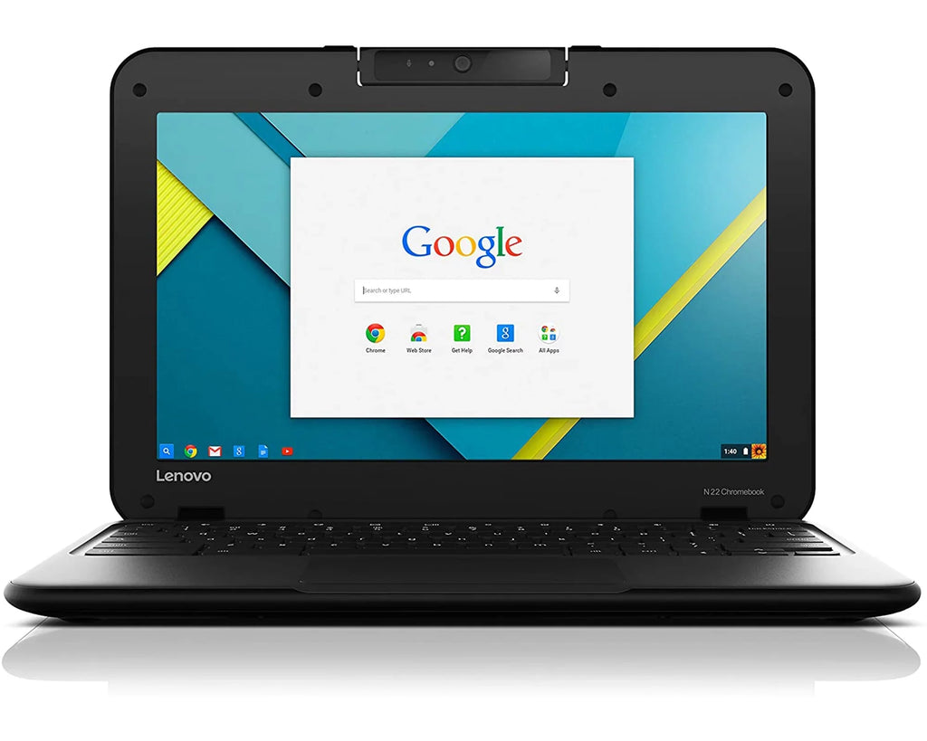 Restored Lenovo N22 11.6" HD Google Chromebook Intel 16GB SSD Wifi Webcam Bluetooth HDMI (Refurbished)
