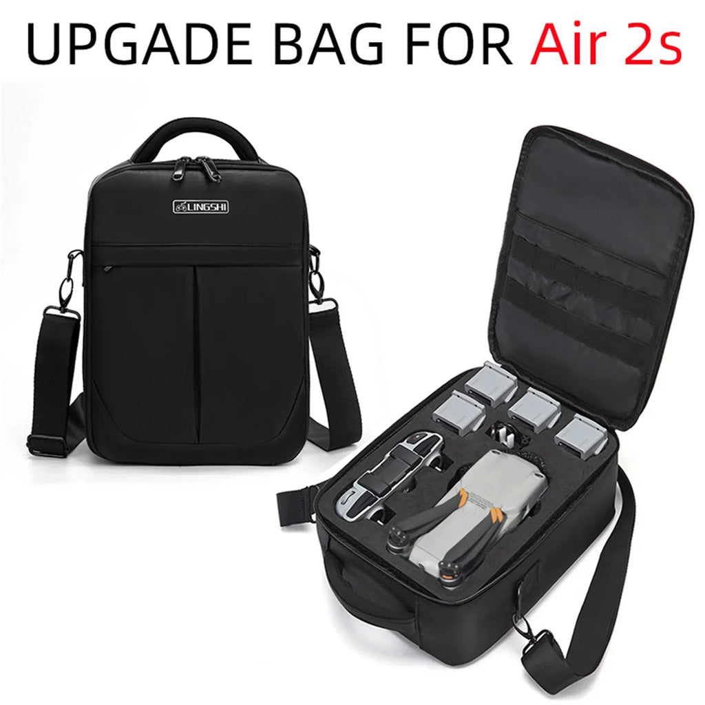 Bescita Shoulder Bag For Dji Air 2S Shockproof Canvas Storage Bag Charge Station Design