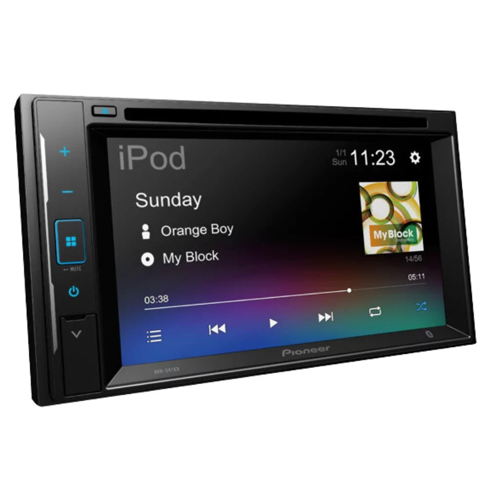 KIT605 Bundle with Pioneer Multimedia DVD Car Stereo and Installation Kit - for 2014-2016 Toyota Corolla W/Grey Dash / Touchscreen - Backup Camera, Double Din Mounting Kit
