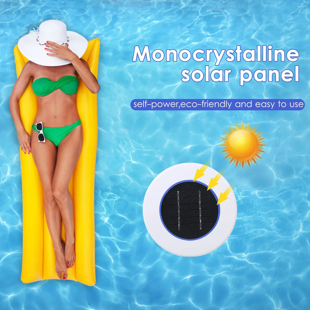 Mixfeer Solar Swimming Pool Solar Pool-Ionizer Swimming Pool Water Algae Inhibition Chlorine-Free Water Processor