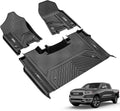 3W Floor Mats Fit for 2019-2023 Dodge Ram 1500 Crew Cab with Rear Under-Seat Factory Storage Bucket Seat, All Environment Car Liners Floor Liner Full Set Car Mats