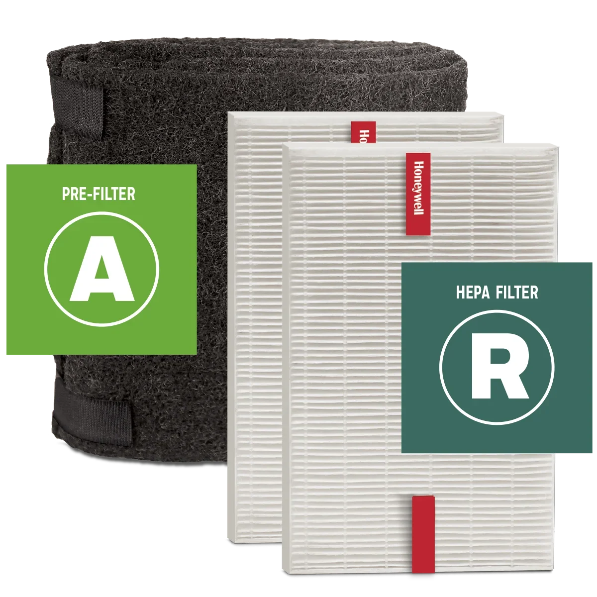 Honeywell Air Purifier Replacement Filter, HRFARVP, HEPA Filter, Value Pack