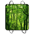 GCKG Beautiful Fresh Green Forest Pet Car Seat Protection Dog Car Seat Mat Hammock Cargo Mat Trunk Mat For Cars Trucks and SUV 54x60 inches