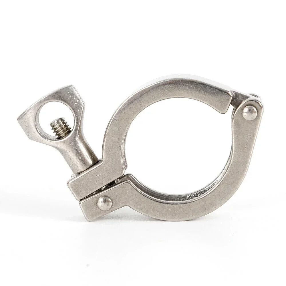 10PCS Stainless Steel Quick-loading Clamp for Machine Tools，Ships, Sewage Treatment Water Oil Gas for Soft or Hard Pipe Links