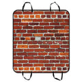 GCKG Red Brick Texture Pet Car Seat Protection Brick Texture Pet Car Seat Wrap Dog Car Seat Mat Hammock Cargo Mat Trunk Mat For Cars Trucks and SUV 54x60 inches