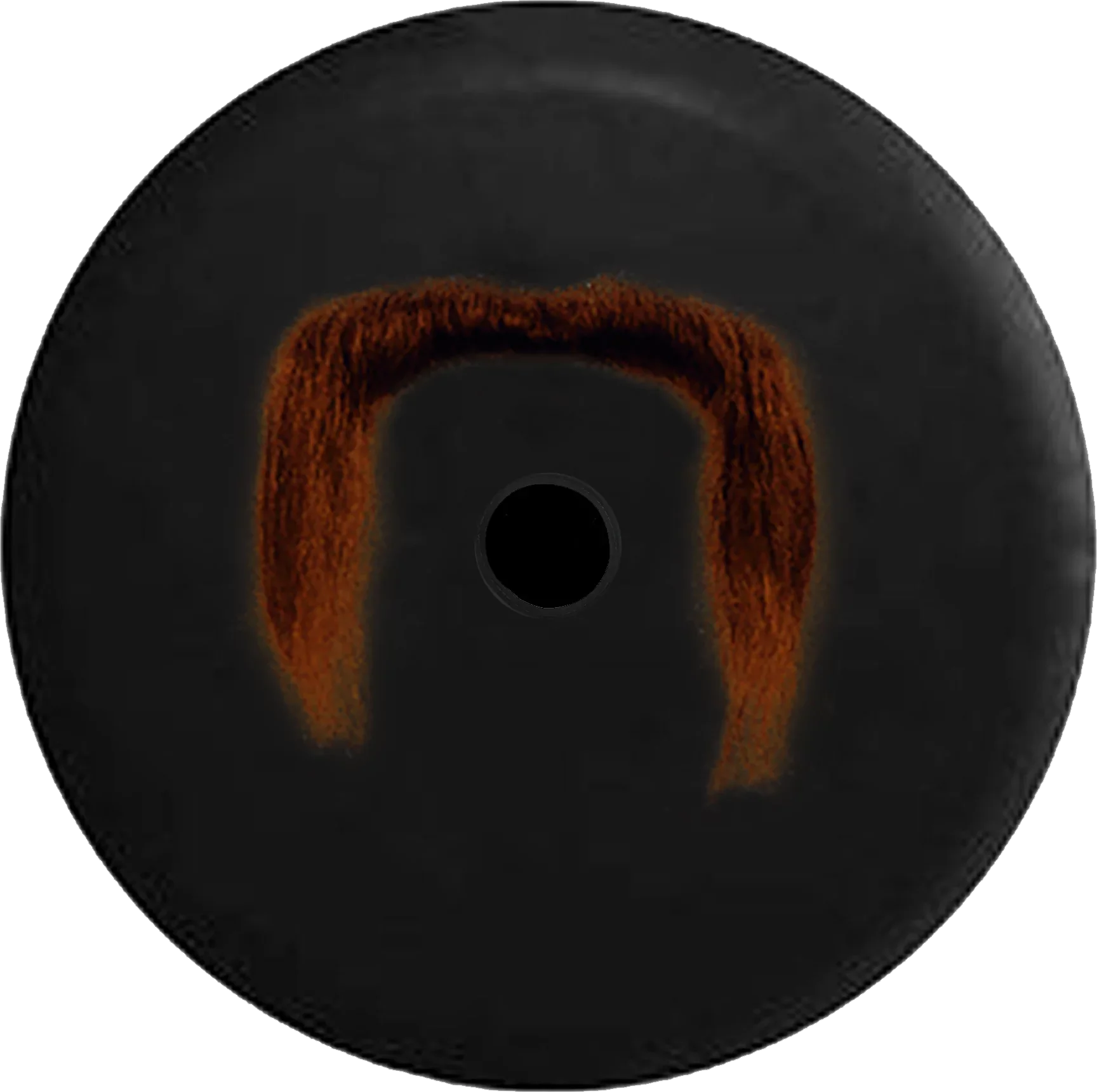 2018 2019 Wrangler JL Backup Camera Brown Handlebar Mustache Funny Spare Tire Coating for Jeep RV 32 Inch