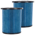 2 Pack 3-Layer Fine Dust Cartridge Filter Replacement Part 72952 Suitable with RIDGID VF5000, 5-20 Gallon Wet & Dry Vacuums, Washable & Reusable