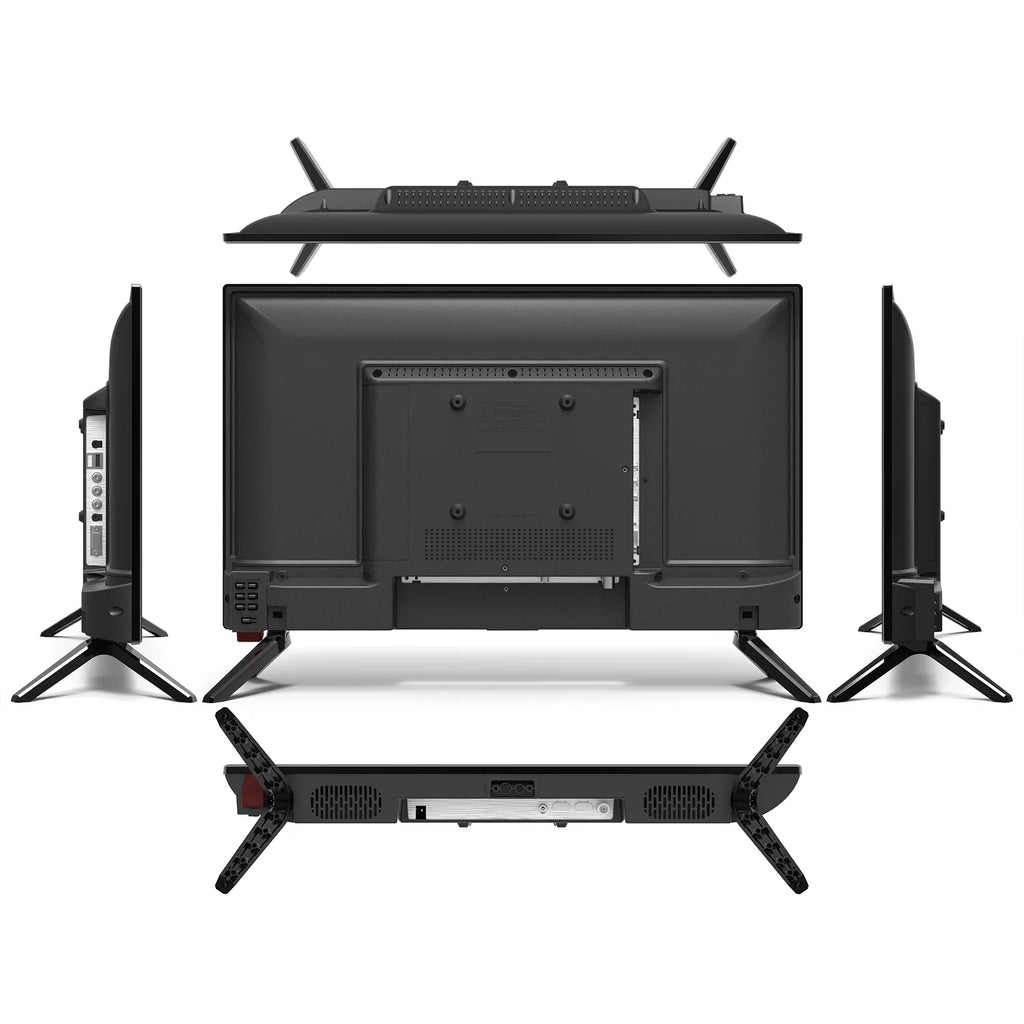 Audiobox TV-24D 24-In. 1366 x 768 HD Widescreen Portable TV/DVD Combo with Remote and Car Charger, TV-24D