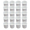 20 Cup Holder Plastic Pocket Recessed Drop In Insert Universal for Watercraft RV Car Truck Sofa Game Table Marine Pontoon Motorhome Camper White