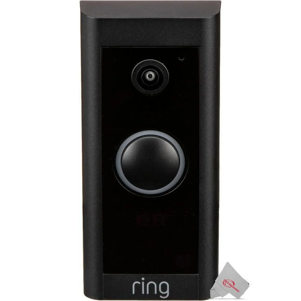 2x 1080p Wired HD Video Doorbell Black