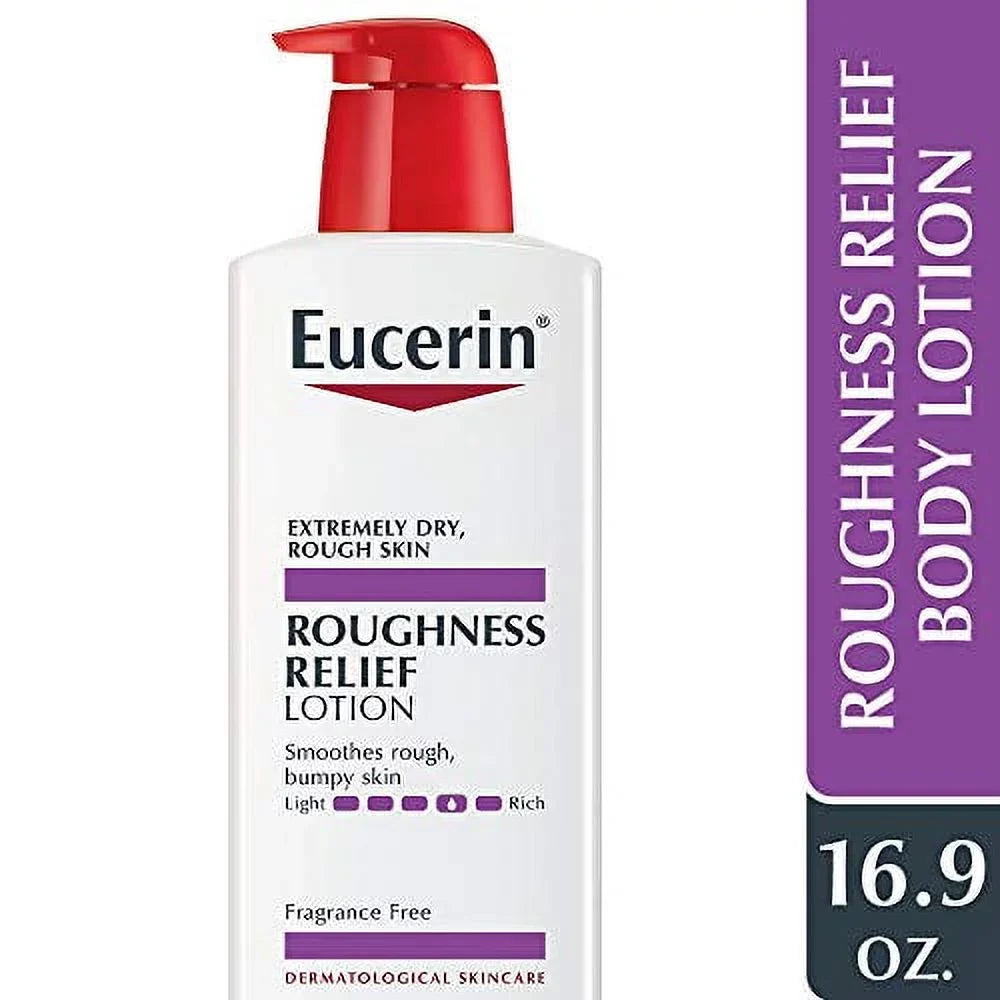 Eucerin Roughness Relief Lotion - Full Body Lotion for Extremely Dry, Rough Skin - 16.9 fl. oz. Pump Bottle