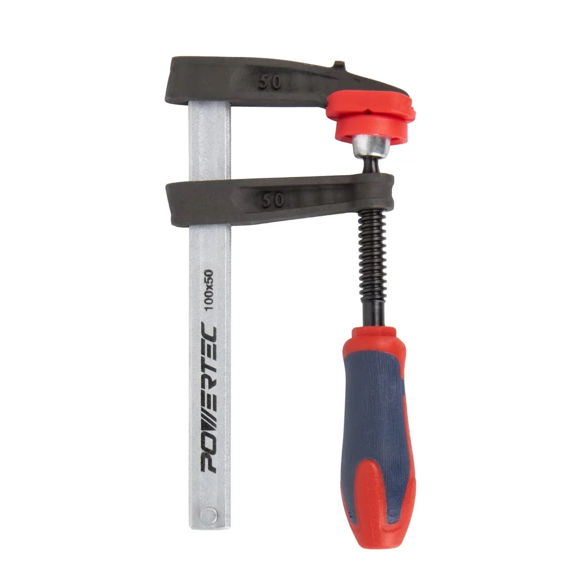 POWERTEC 4PK 4-Inch F Clamp Heavy Duty F Style Bar Clamps for Woodworking, 330 lb Capacity each (71591-P2)