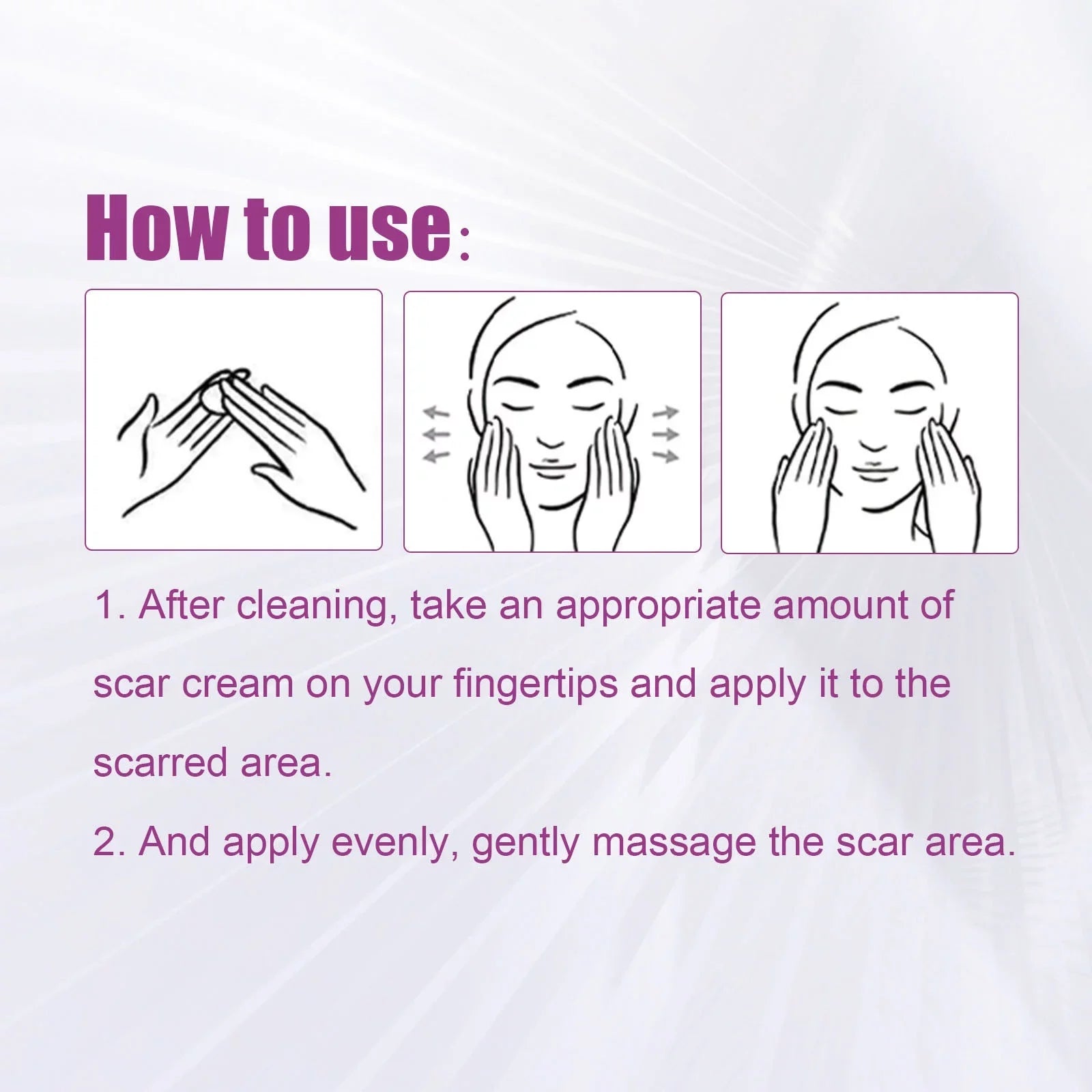 2PCS Scar Removal Cream Scar Repair Cream Scar Removal and Skin Repair 50ml