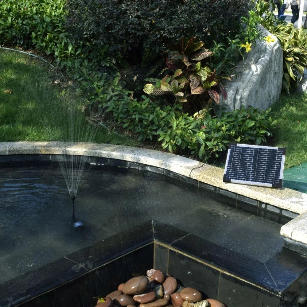 High Solar Water Pump Garden Fountain, Eco friendly and Efficient Decor