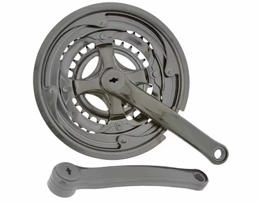 Steel Chainwheel Set 48/38/28T . for bicycles, bikes, for beach cruiser, mountain bike, track, fixies, fixed gear