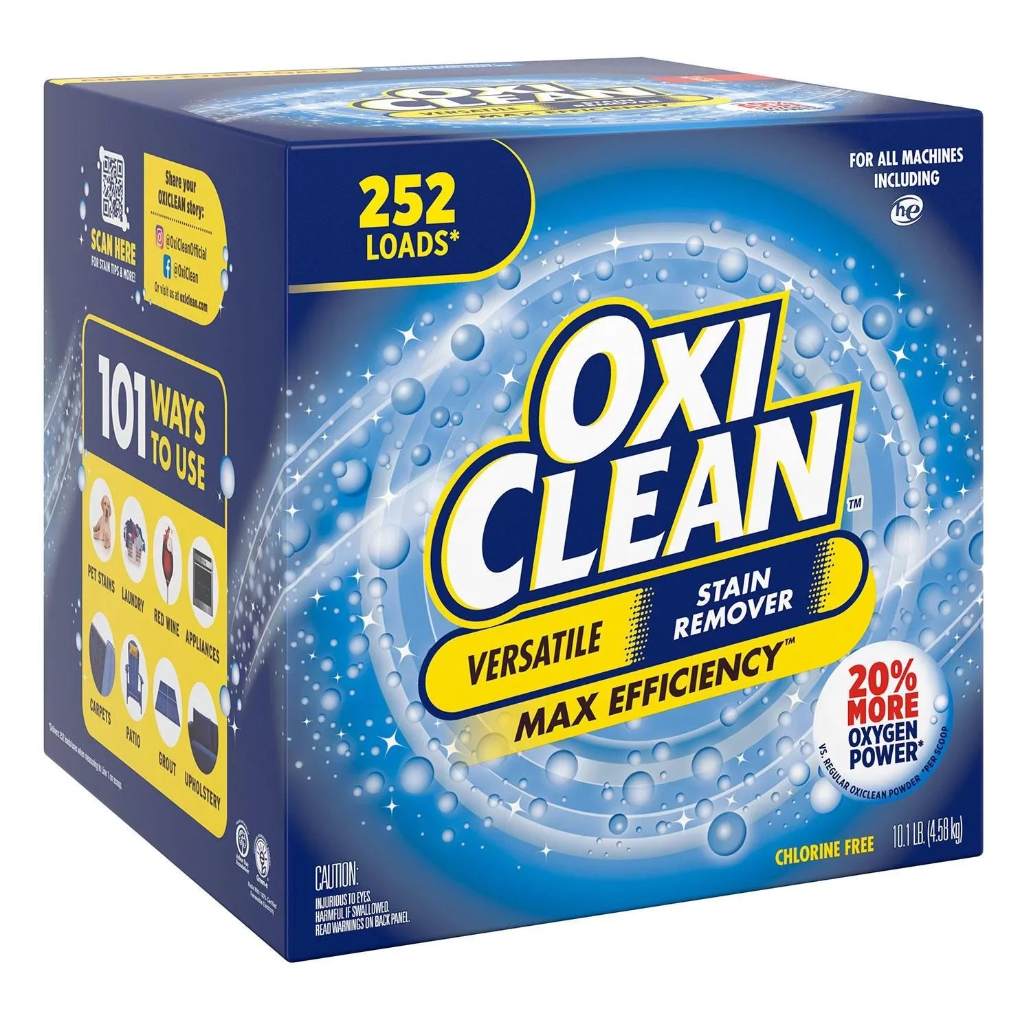 OxiClean Max Efficiency Stain Remover, 252 Loads
