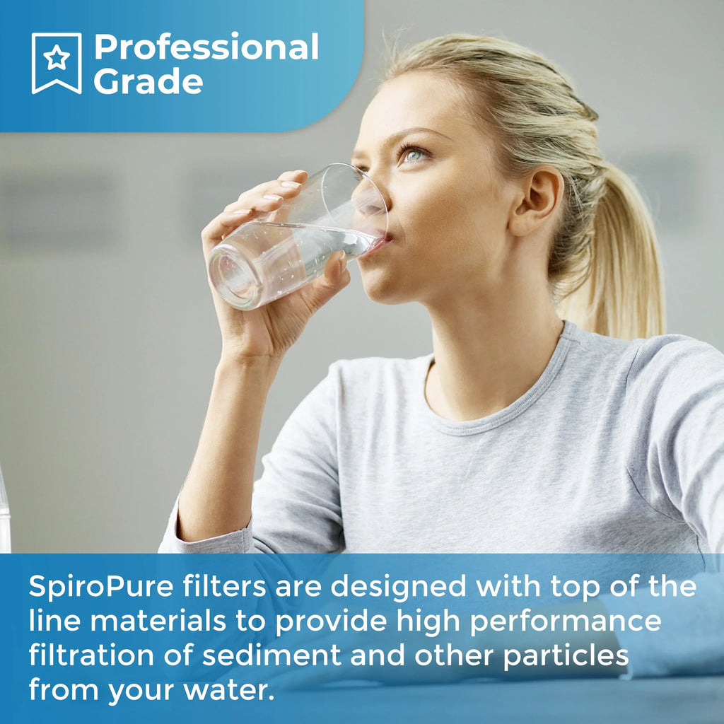 SpiroPure SP-CW100-20 20x2.5 100 Micron String-Wound Polypropylene Sediment Water Filter Cartridge SWC-25-20100 (Case of 20)