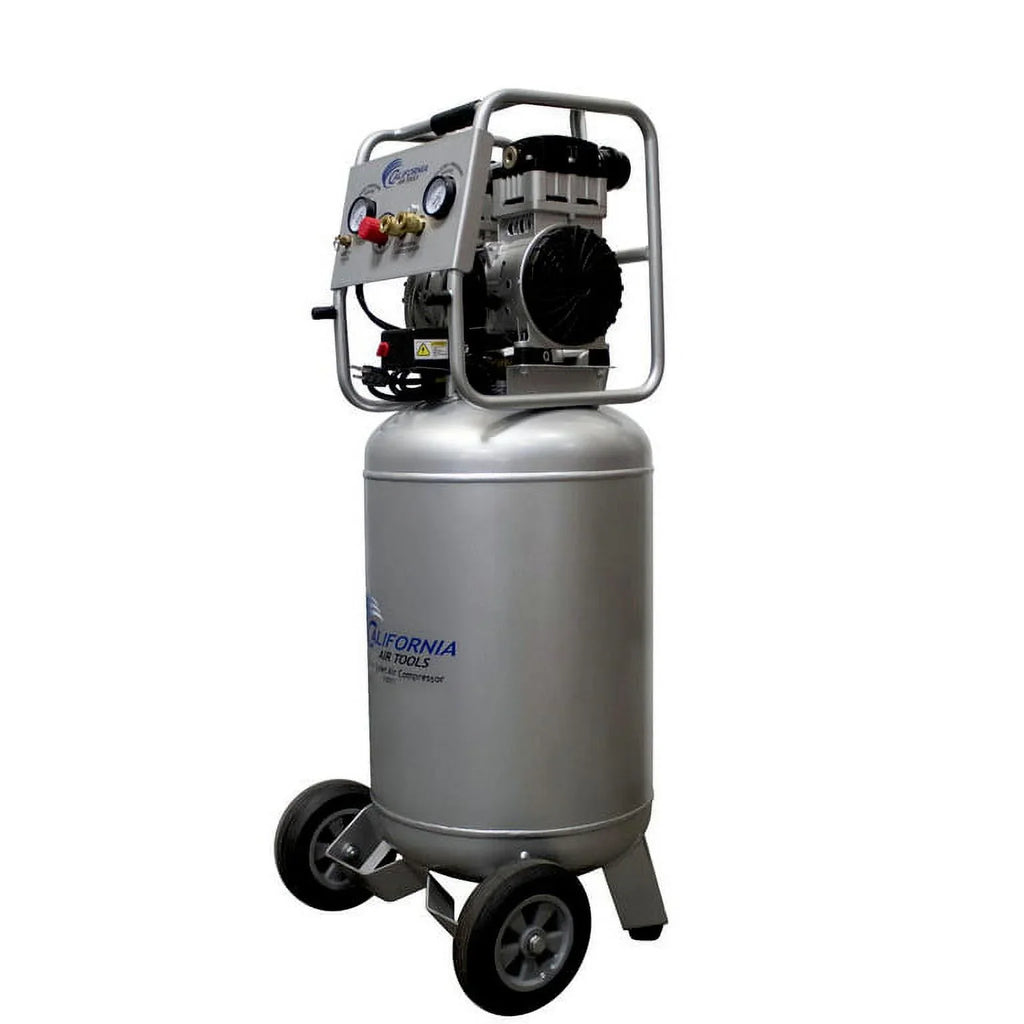 California Air Tools 20020-22060 Ultra Quiet & Oil-Free Air Compressor 2.0 Hp, 20.0 Gal. Steel Tank Air Compressor 220 Volts 60 Hertz