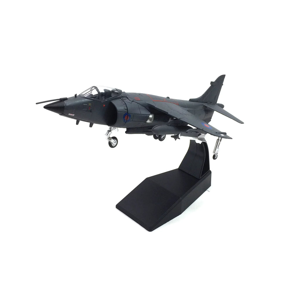 1:72 UK Air Force 1982 Sea Harrier Jet Fighter Model Military Fighter Aircraft Model Alloy Simulation Collection Display