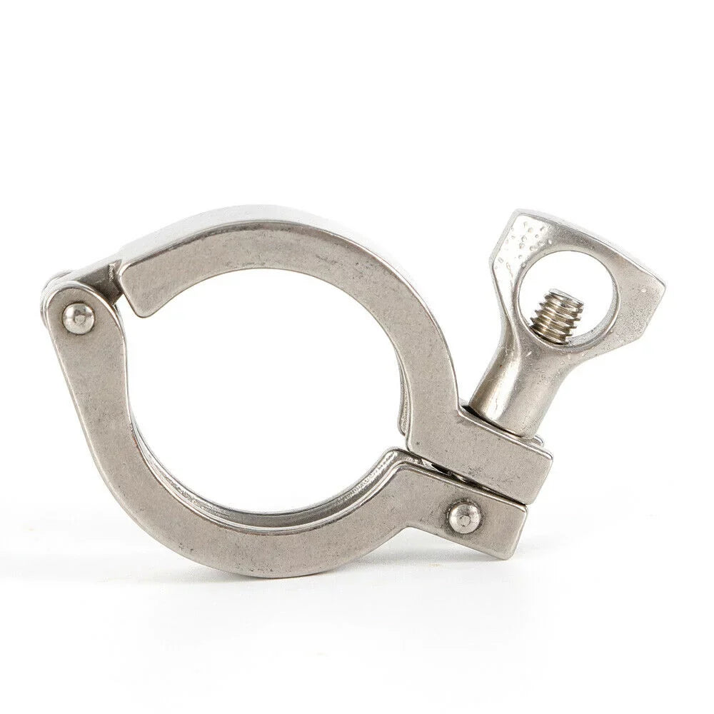 10PCS Stainless Steel Quick-loading Clamp for Machine Tools，Ships, Sewage Treatment Water Oil Gas for Soft or Hard Pipe Links