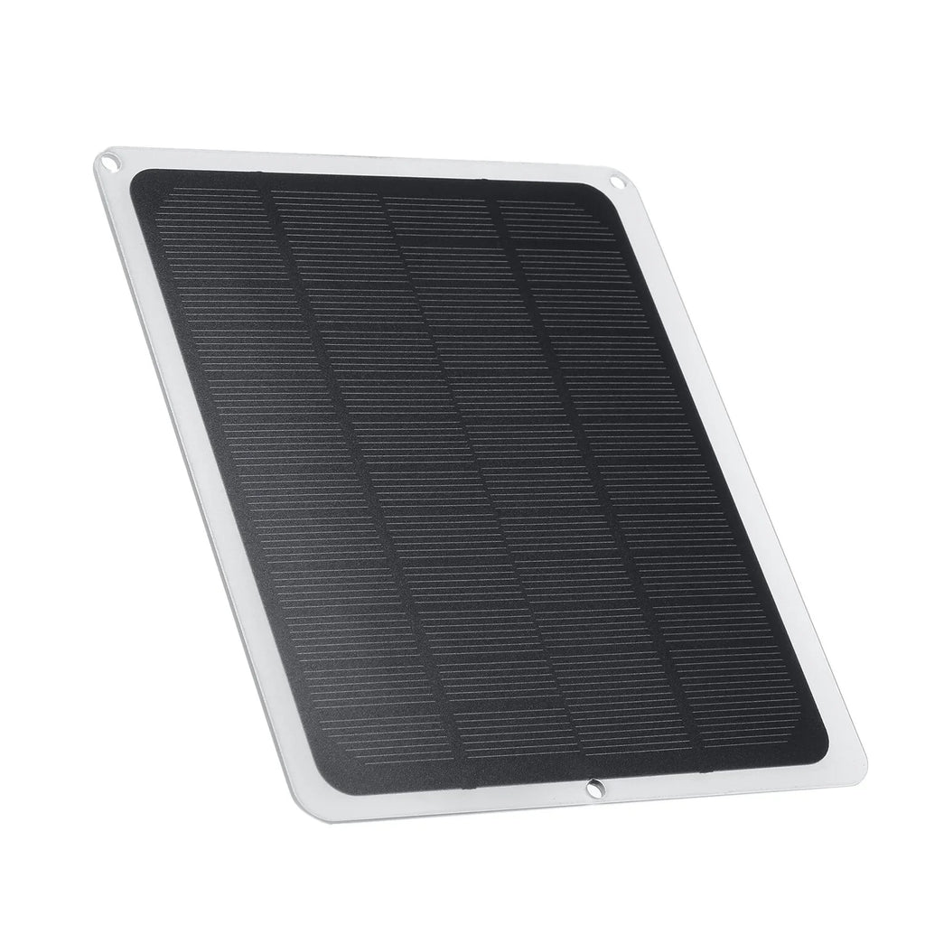 DC12V 10W Solar Panel with USB Port Car Chargers Charge for 12V-Battery Portable Completed Accessories for Outdoor Camping Hiking Fishing Climbing