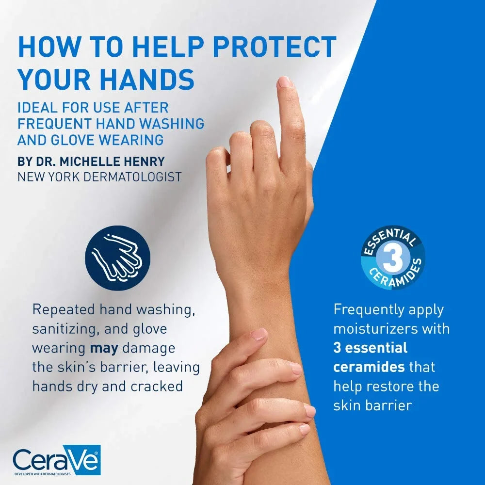 CeraVe Therapeutic Hand Cream 3 oz (Pack of 6)