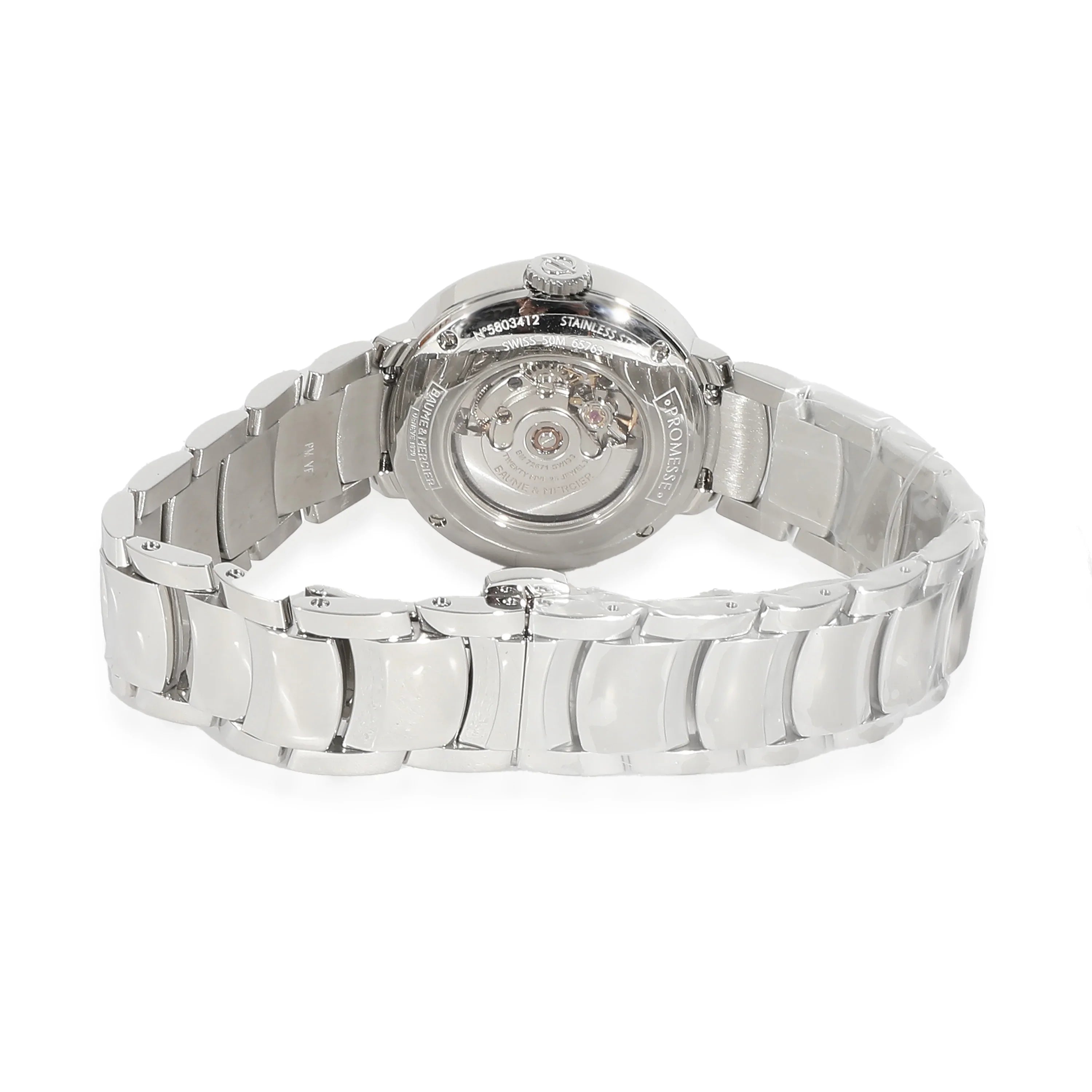 Baume & Mercier Promesse MOA10182 Women's Watch in Stainless Steel Pre-Owned