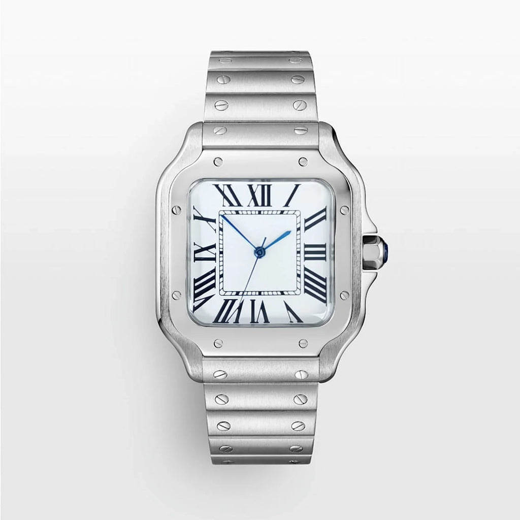 Square Men's Watch Automatic NH35 Movement Mechanical Men's Watch 3ATM Waterproof 38MM