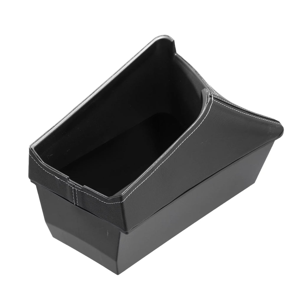Unique Bargains Car Center Armrest ABS Storage Box Organizer Container Tray Black for BMW X1 F48 for BMW X2 F47 Red Side