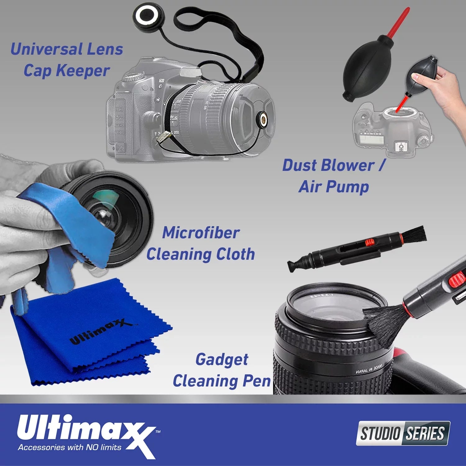 Ultimaxx Essential Bundle + Olympus M.Zuiko Digital ED 12-45mm f/4 PRO Lens (White Box) + Manufacturer Accessories, 3PC Multi-Coated UV Filter Kit & More (16pc Bundle)