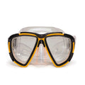 Pool Master Kona Pro Goggle Mask Swimming Pool Accessory for Teen/Adults 6.5" - Yellow