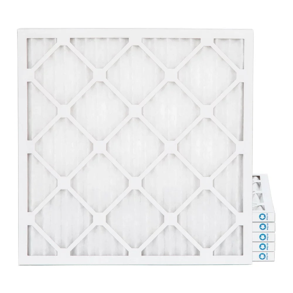 Pamlico Air 18x18x1 MERV 8 Pleated AC Furnace Air Filters. Quantity 6. (Actual Size: 17.75 x 17.75 x 0.75 Inches)