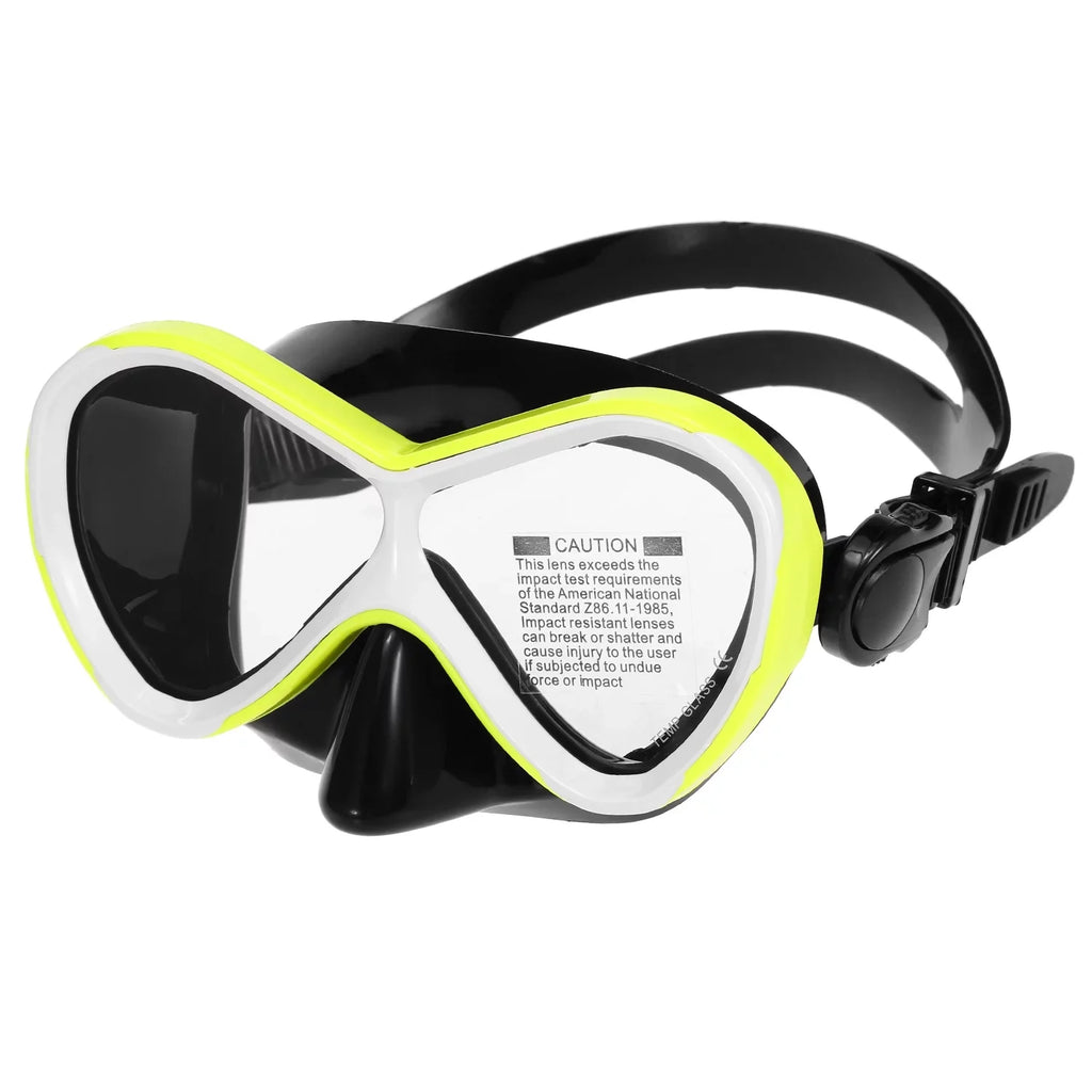Apexeon Kids Professional Swimming Goggles with Snorkel Tube Set - Fog Impervious Goggles for Snorkelers - Excellent for Kids' Water Excursions