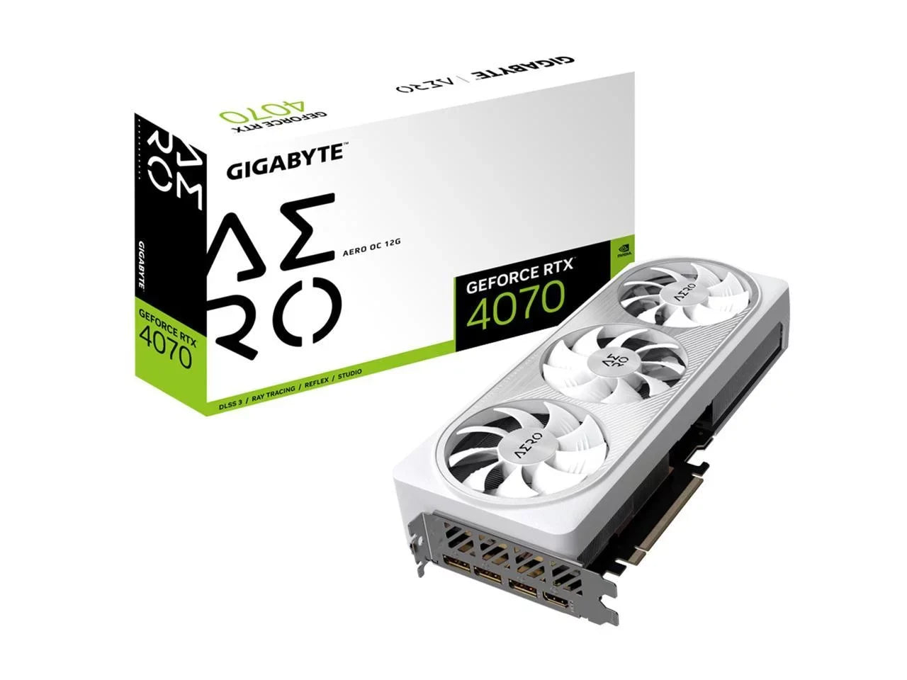 GIGABYTE AERO GeForce RTX 4070 12GB GDDR6X PCI Express 4.0 x16 ATX Video Card GV-N4070AERO OC-12GD