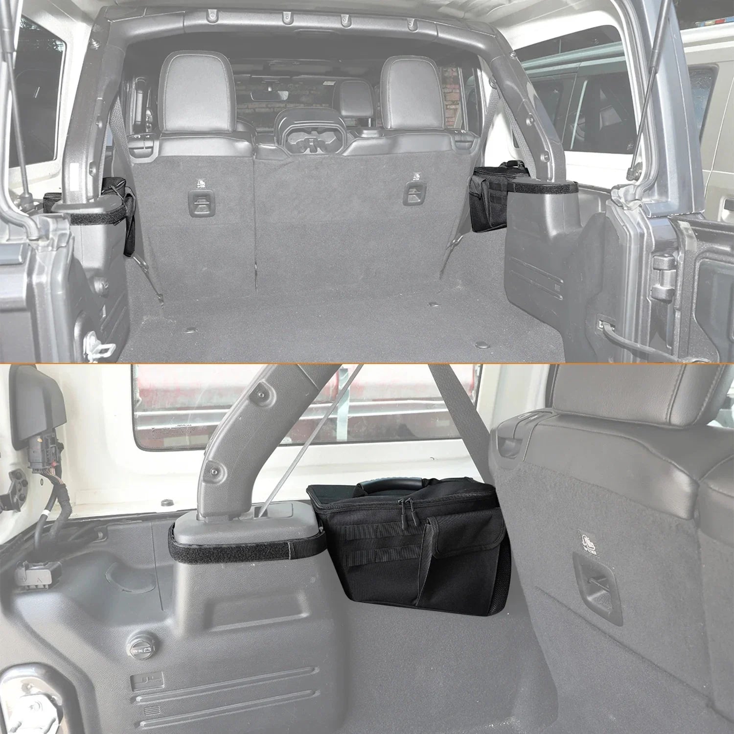 2024 Side Bag Organizer Tool Tray for Jeep JK JL 4 Doors 2007-2024 Stowing Tidying Car Interior Accessories