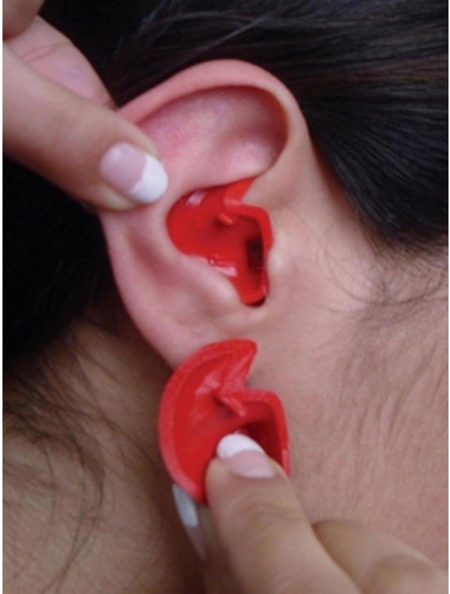 Doc's ProPlugs (pair) Clear, Vented - X-Large