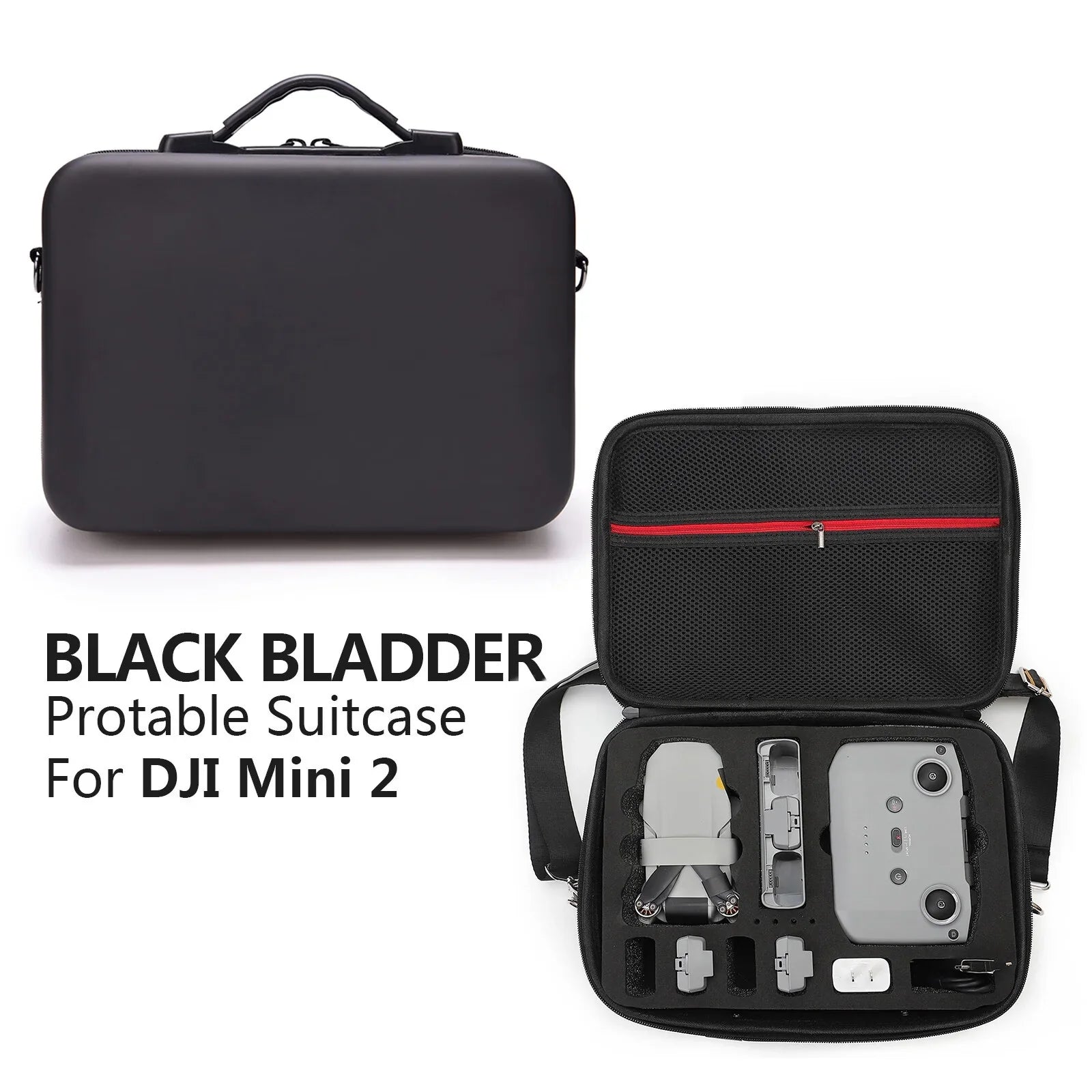 Plutyo Portable Hardshell Carrying Case Waterproof Storage Case For DJI Mavic Mini 2