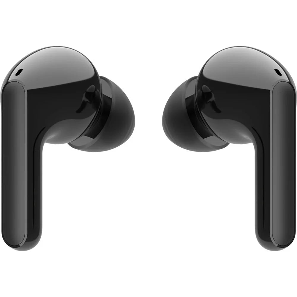 Open Box LG TONE Free FN5W - Wireless Charging True Wireless Bluetooth Earbuds with Meridian Sound, Noise Reduction, Dual Microphone for Work/Home Office, iPhone and Android Matching Black