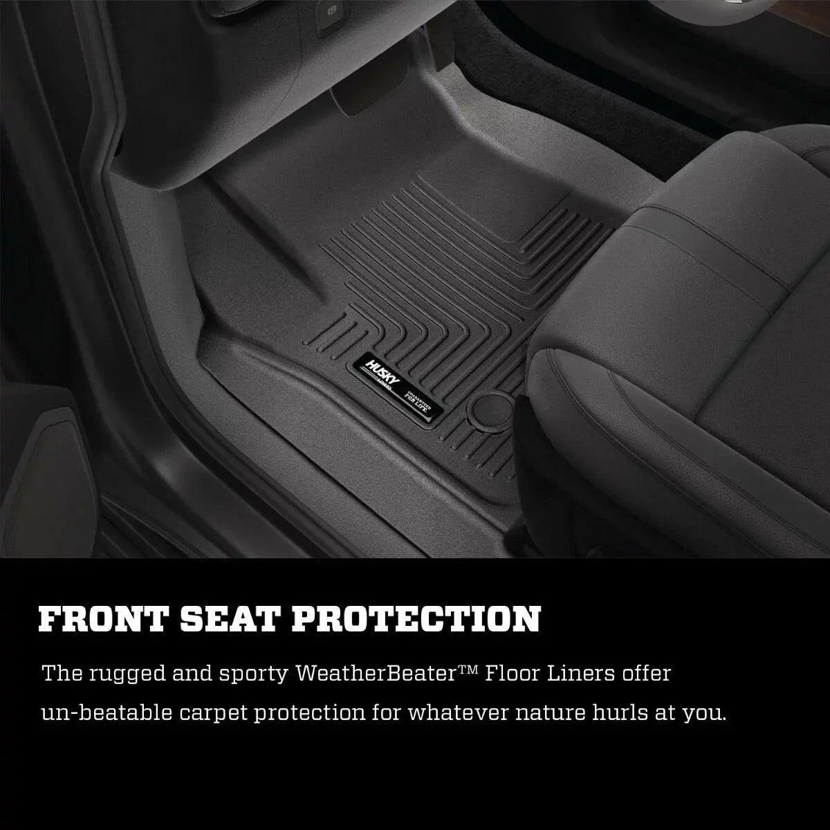 Husky by RealTruck 2nd Seat Floor Liner Fitting with 17-19 Pacifica Matching with select: 2017-2021 Chrysler Pacifica Touring L, 2020-2021 Chrysler Voyager