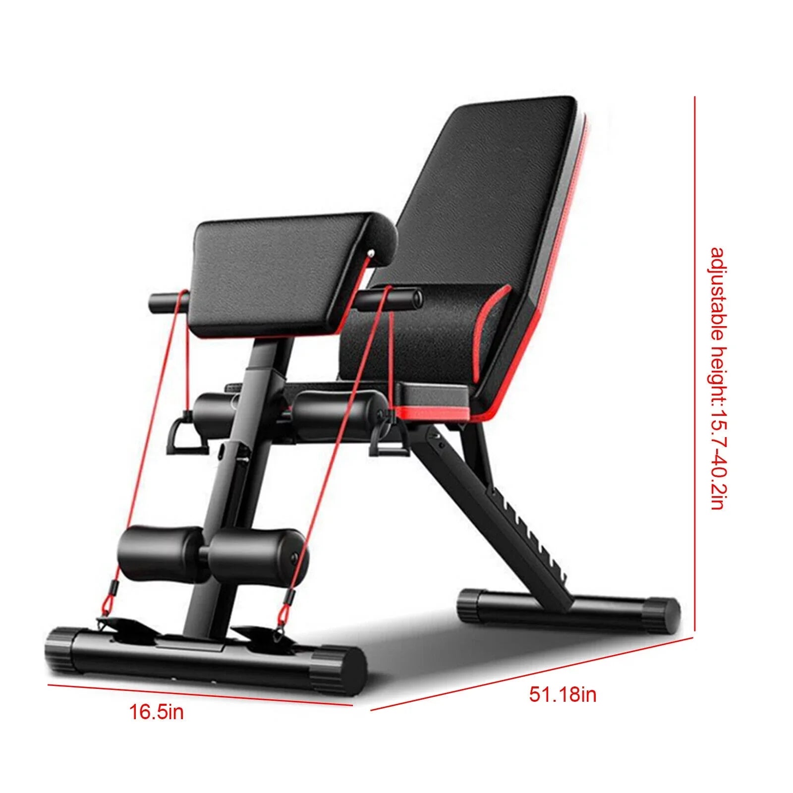 Dumbbell Weight Bench Full Body Workout Adjustable Foldable Incline Decline Gym