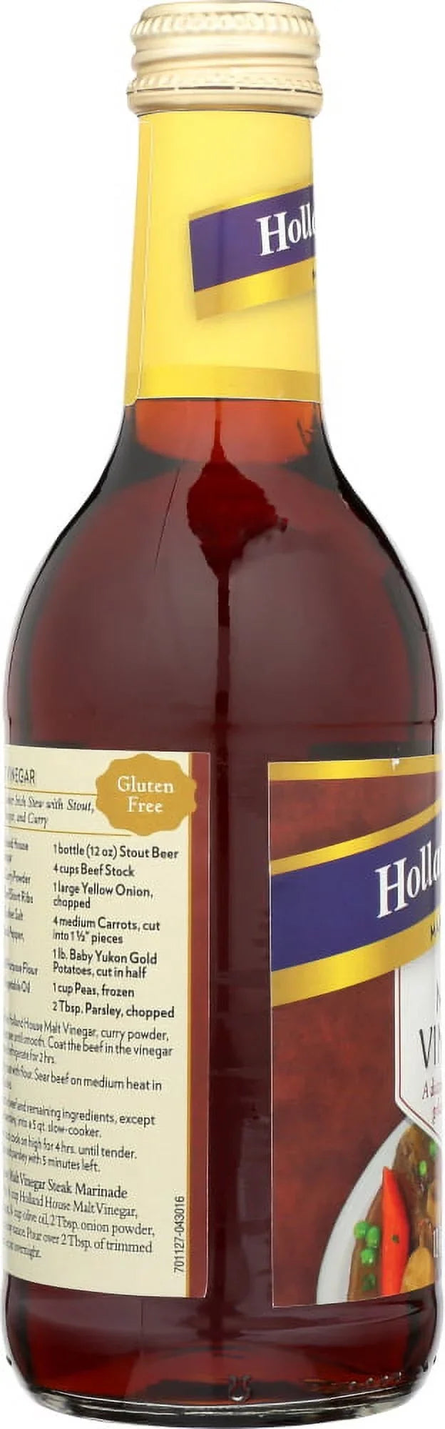 HOLLAND HOUSE, VINEGAR MALT, 12 OZ, (Pack of 6)